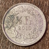 C50 - Moneda foarte veche - Elvetia - 1/2 franci - 2010
