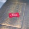 Medalion metalic personalizat pentru animale de companie, roșu, ușor și rezistent