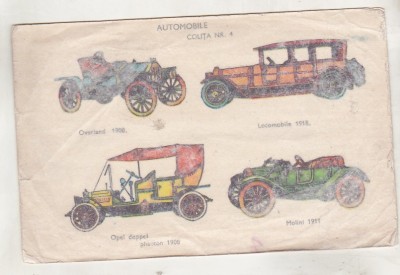 bnk div Romania - Sibebilduri - Automobile - colita nr 4 foto