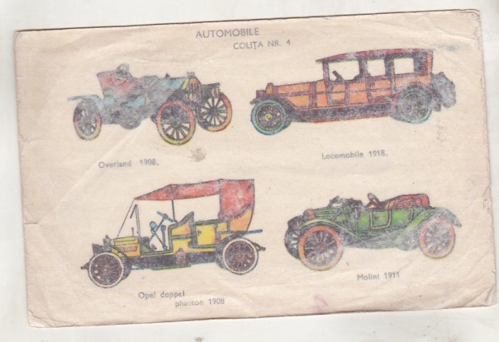 bnk div Romania - Sibebilduri - Automobile - colita nr 4