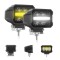LED Lumini de lucru 12V 24V 25W 2200lm pentru Camion tractor Suv 4x4 Combo Spot/Flood Alb/Galben
