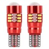 Bec de pozitie tip LED Canbus, T10 W2.1x9.5 W5W, 12-24V 2.5W, 27 SMD 3014 , culoare alb , AMIO, set 2 buc