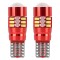 Bec de pozitie tip LED Canbus, T10 W2.1x9.5 W5W, 12-24V 2.5W, 27 SMD 3014 , culoare alb , AMIO, set 2 buc