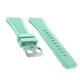 Cumpara ieftin Curea silicon compatibila Fossil Gen 5 Smartwatch, telescoape Quick Release, 22mm, Verde, Very Dream