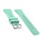 Curea silicon compatibila Fossil Gen 5 Smartwatch, telescoape Quick Release, 22mm, Verde