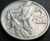 Moneda 5 ZLOTI - POLONIA, anul 1959 * cod 4579 B, Europa, Aluminiu