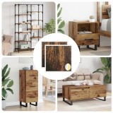 vidaXL Copertă autocolantă pentru șuruburi 2 pcs Lemn vechi 864629