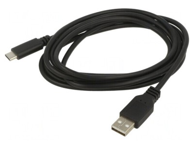 Cablu USB 3.0 USB A la USB C 1m Negru foto