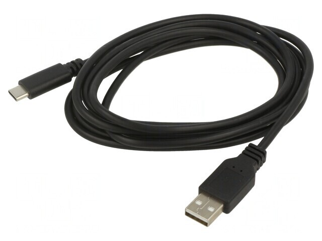 Cablu USB 3.0 USB A la USB C 1m Negru