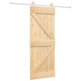 Usa glisanta cu set de feronerie 80x210 cm, lemn masiv de pin
