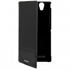 Husa Flip Rock Excel Sony XPeria T2 Ultra Negru