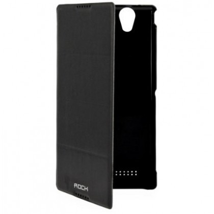 Husa Flip Rock Excel Sony XPeria T2 Ultra Negru Husa Flip Rock Excel Sony XPeria T2 Ultra Negru