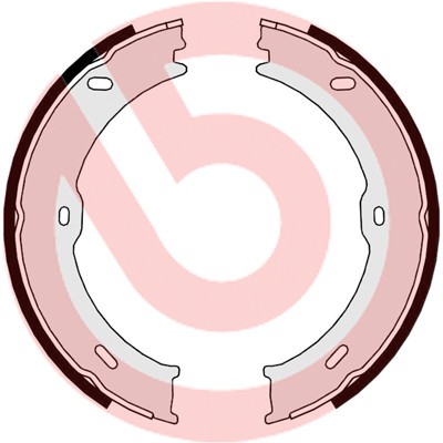 BREMBO S 50 523 ESSENTIAL LINE Set saboti frana, frana de mana foto