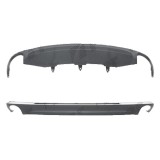 Spoiler bara spate Audi A6 (4g/C7), 01.2011-06.2014, Sedan, Spate, Cu ornament cromat; cu gaura pentru evacuare dubla, Aftermarket, Rapid