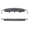 Spoiler bara spate Audi A6 (4g/C7), 01.2011-06.2014, Sedan, Spate, Cu ornament cromat; cu gaura pentru evacuare dubla, Aftermarket