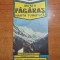 harta turistica muntii fagaras - din anul 1981 - dimensiuni 65/47 cm