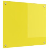 vidaXL Spate de bucătărie Galben 70 x 60 x 0,6 cm sticlă securizată 42001252