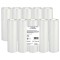 Set 10 role pungi vidat gofrate, dimensiuni 280x5000 mm, transparente, grosime 85 microni, preparare sau depozitare Sous Vide
