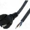 Cablu alimentare AC, 1.5m, 2 fire, culoare negru, cabluri, CEE 7/17 (C) mufa, JONEX - S8RR-2/07/1.5BK