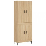Cumpara ieftin Dulap inalt, stejar sonoma, 69,5x34x180 cm, lemn compozit