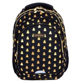 Cumpara ieftin Ghiozdan cu 3 compartimente, AstraBag, Golden Teddy