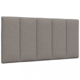 vidaXL Pernă pentru tăblie de pat, Hanko, gri taupe, 100 cm, material textil 4019153