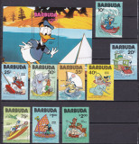 Barbuda 1981 Disney MI 534-542 + bl.56 MNH, Nestampilat