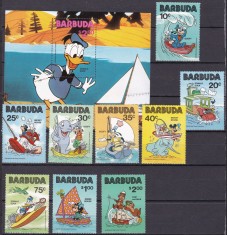 Barbuda 1981 Disney MI 534-542 + bl.56 MNH foto