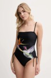 Desigual costum de baie dintr-o bucată COLIBR&Iacute; ONE P. culoarea negru, cupa usor rigidizata, 25SWMK10