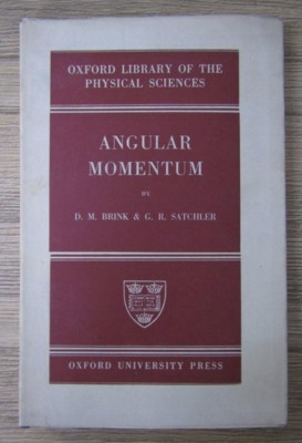 D. M. Brink - Angular momentum foto