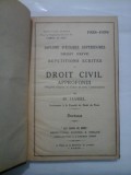 DIPLOME D&#039;ETUDES SUPERIEURES DROIT PRIVE REPETITIONS ECRITES DE DROIT CIVIL APPROFONDI redigees d&#039;apres le Cours et avec l&#039;autorisation