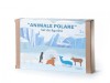 Set 6 Animale Polare Lemn Marc Toys, Iglu, Cuburi Gheata, Handmade, +3 Ani, Baieti/Fete