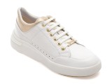 Cumpara ieftin Pantofi sport GEOX albi, D36QFA, din piele naturala