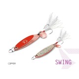 Lingura Oscilanta Delphin Swing, Culoare Copper, 15g / ancora nr. 6