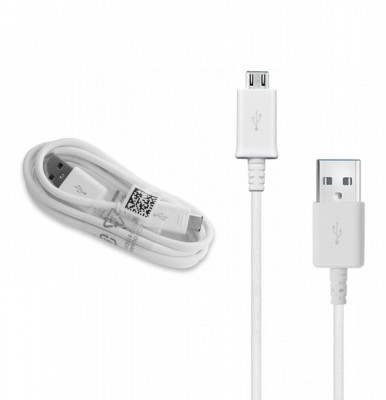 Cablu Date si incarcare,ECB-DU4AWE, Micro Usb pentru Samsung, 1m, Alb foto