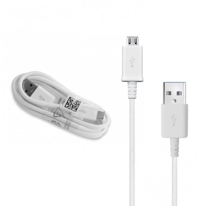 Cablu Date si incarcare,ECB-DU4AWE, Micro Usb pentru Samsung, 1m, Alb