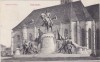 CP CLUJ MATYAS SZOBOR STATUIA LUI MATEI CORVIN ND(1907), Circulata, Fotografie, Cluj Napoca