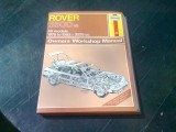 ROVER 3500. OWNERS WORKSHOP MANUAL - J.H. HAYNES (CARTE IN LIMBA ENGLEZA)