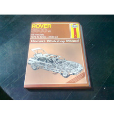 ROVER 3500. OWNERS WORKSHOP MANUAL - J.H. HAYNES (CARTE IN LIMBA ENGLEZA)