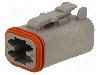 Conector auto, DT, 4 pini, DEUTSCH - DT06-4S foto