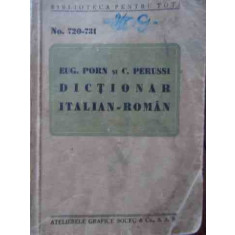 Dictionar Italian-roman - Eug. Porn Si C. Perussi ,523665