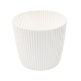 Ghiveci din plastic Milly, alb, D 17 cm