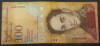 Bancnota EXOTICA 100 BOLIVARES - VENEZUELA, anul 2011 * Cod 498 - circulata