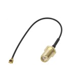 Cablu adaptor IPEX mama 90 grade - SMA mama drept 50cm JC Antenna