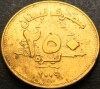 Moneda exotica 250 LIVRE(S) - LIBAN, anul 2009 * cod 1641, Asia