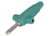 Mufă Banană 4mm 30A Verde, HIRSCHMANN