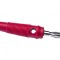 Mufă Banană 4mm Roșie 24A 60mm