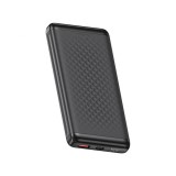 Baterie Externa XO Design PB308, 10000mAh, 22.5W, QC + PD, 1 x USB-A - 1 x USB-C, Neagra