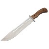 Cutit de vanatoare DEPOX&reg;, Wood Specialist, 40.5 cm, otel inoxidabil, maro, husa inclusa