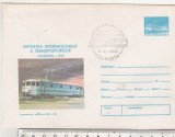 bnk ip Expofil transporturi Hamburg 1979 - Locomotiva electrica 060-EA - marca fixa - stampila ocazionala Banatmax Resita 1980